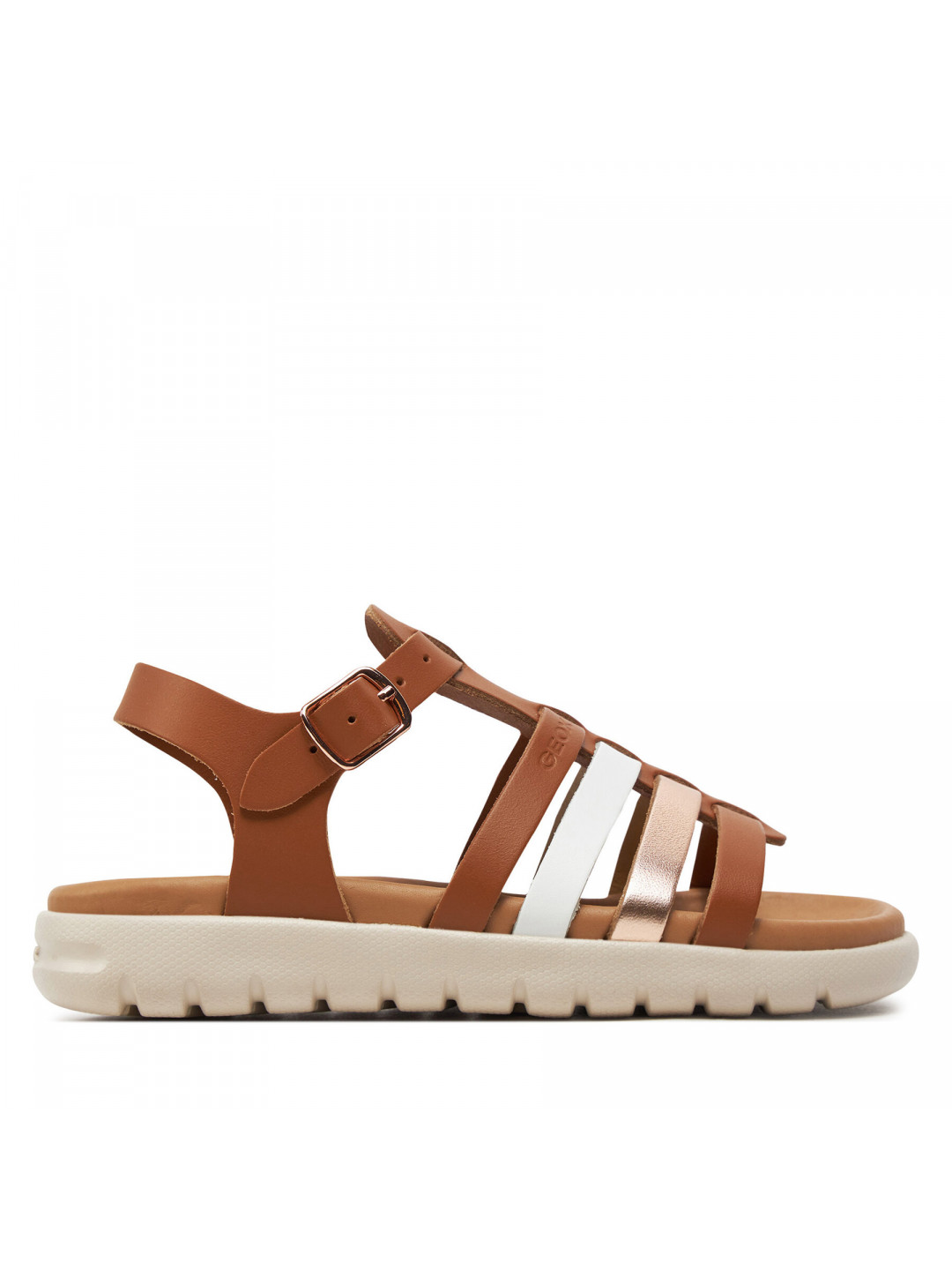 Sandály Geox J Sandal Soleima Gir J35GSB 043CF C6A7F S Hnědá